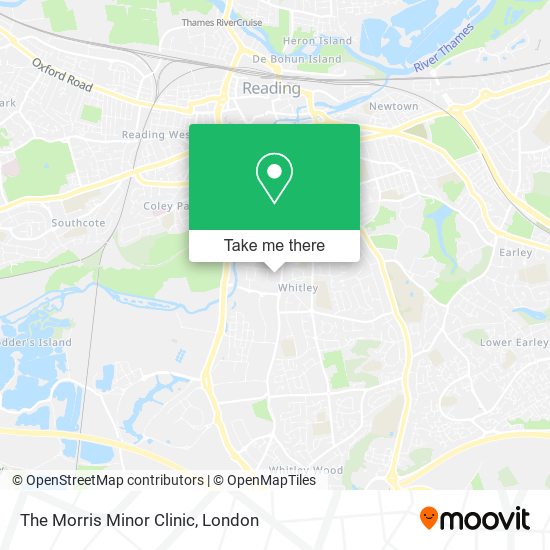 The Morris Minor Clinic map