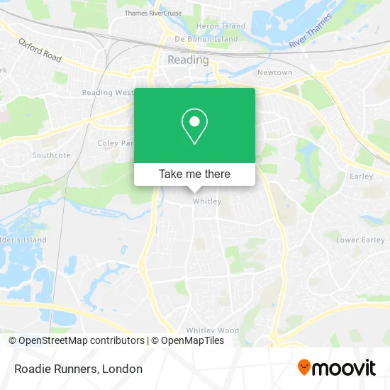 Roadie Runners map