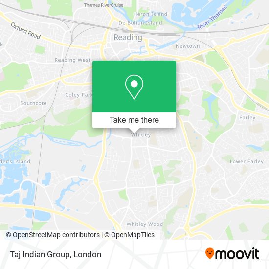 Taj Indian Group map