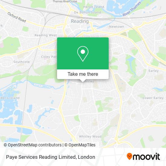 Paye Services Reading Limited map