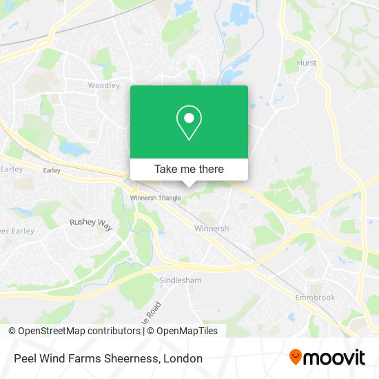 Peel Wind Farms Sheerness map