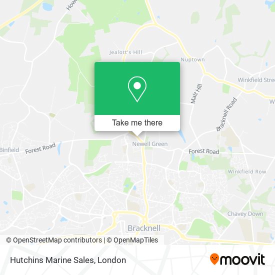 Hutchins Marine Sales map