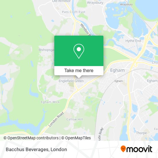 Bacchus Beverages map