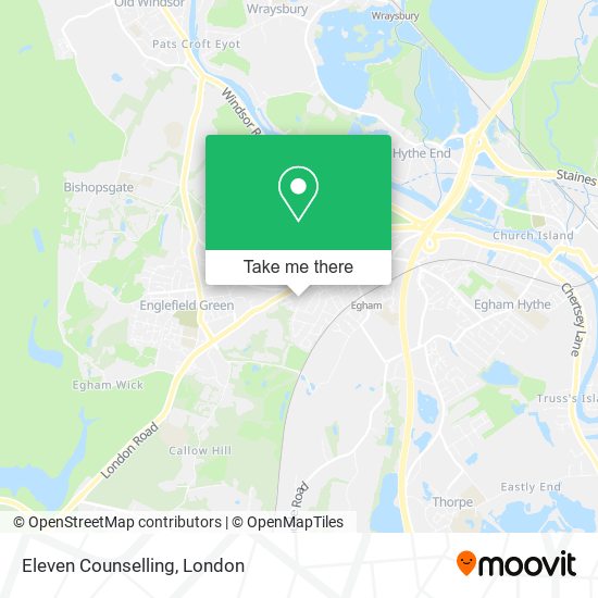 Eleven Counselling map