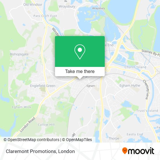 Claremont Promotions map