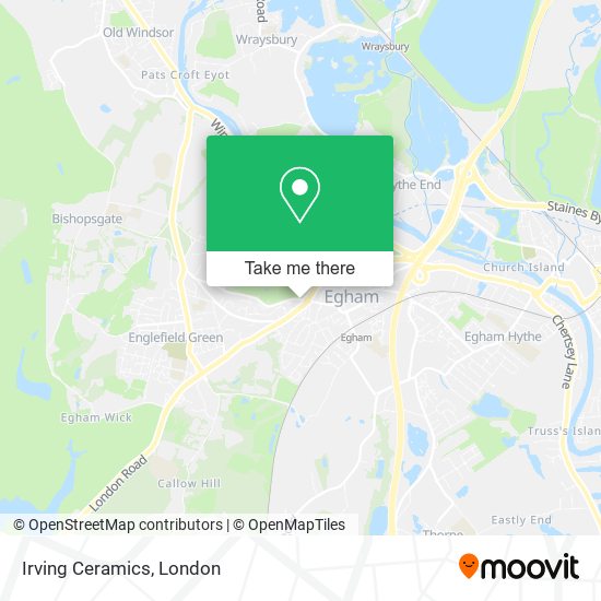 Irving Ceramics map