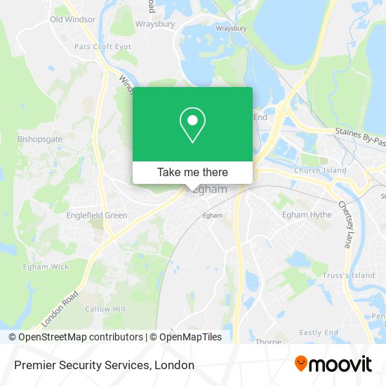 Premier Security Services map