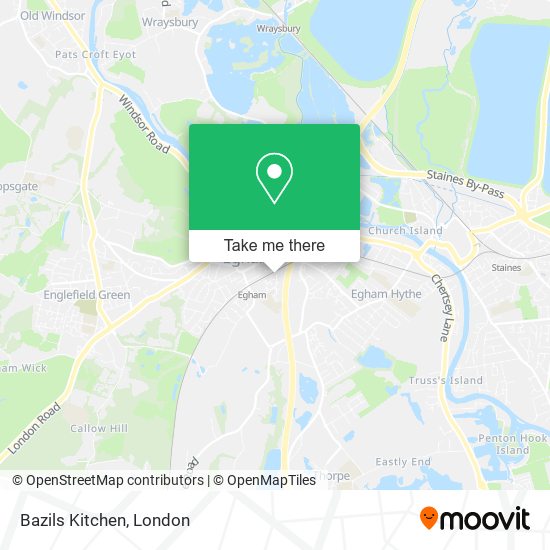 Bazils Kitchen map