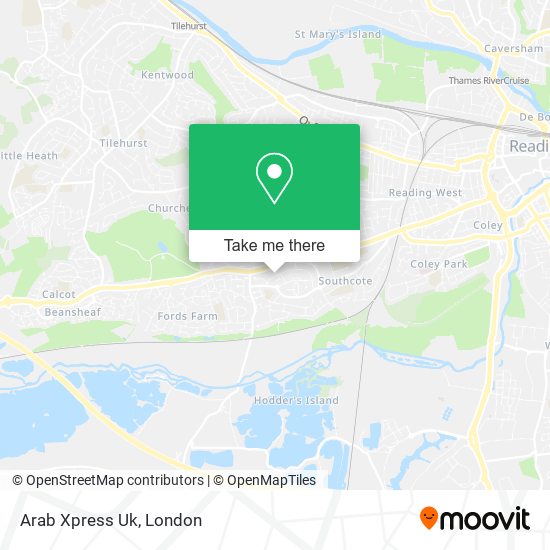 Arab Xpress Uk map