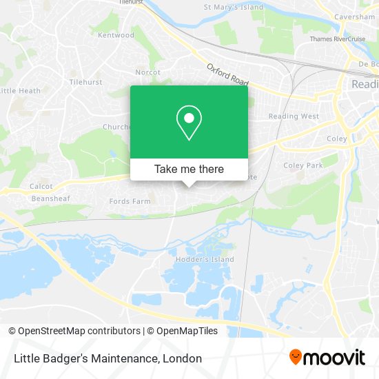 Little Badger's Maintenance map