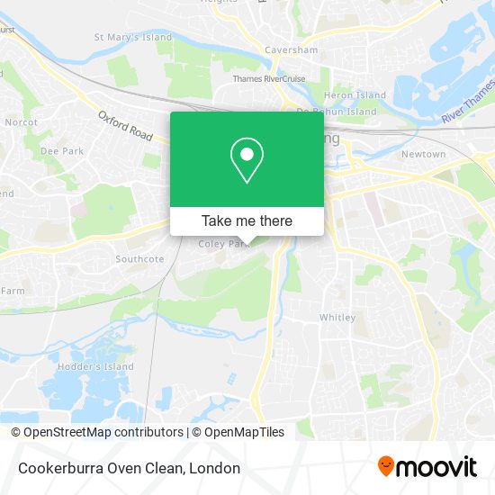 Cookerburra Oven Clean map