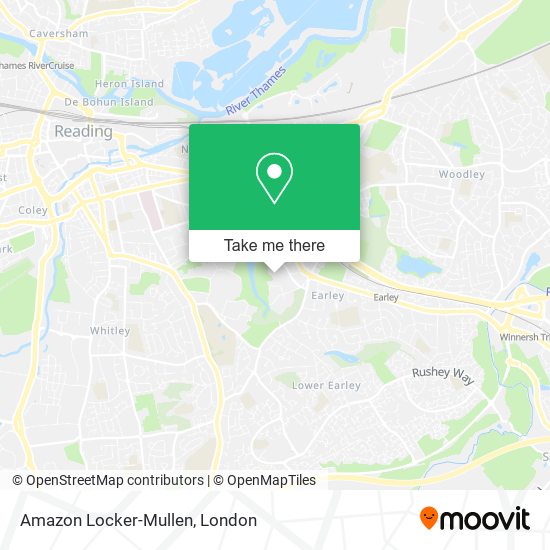 Amazon Locker-Mullen map
