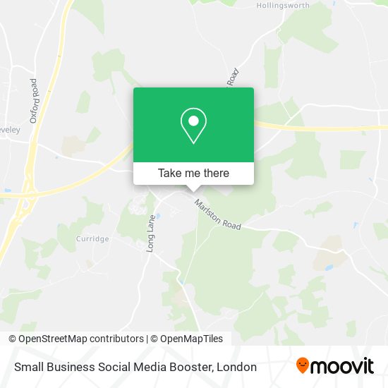Small Business Social Media Booster map
