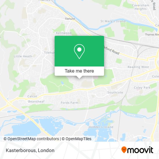 Kasterborous map