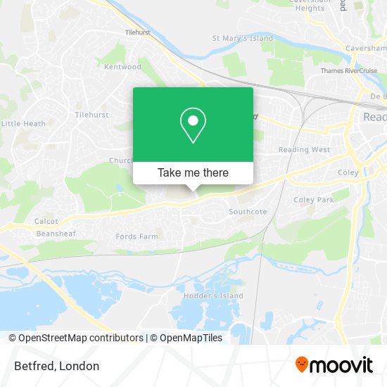 Betfred map