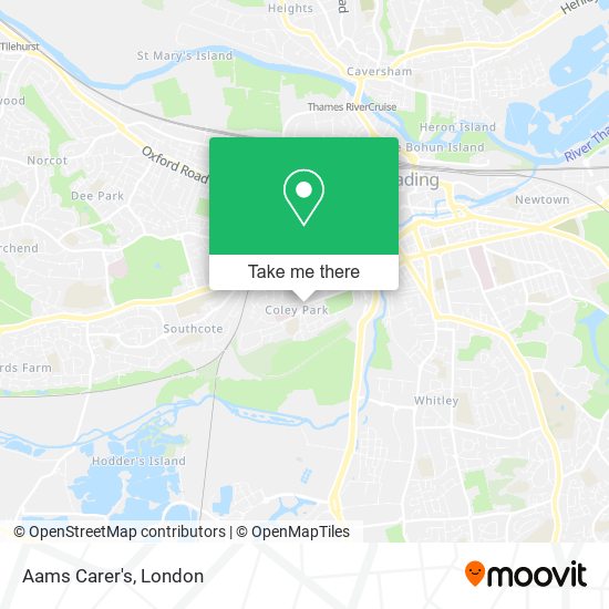 Aams Carer's map