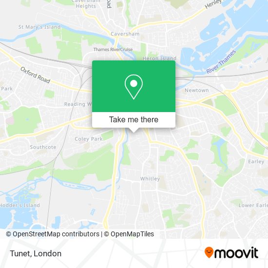 Tunet map