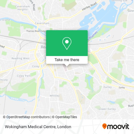 Wokingham Medical Centre map