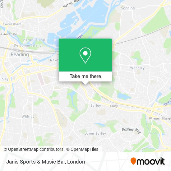 Janis Sports & Music Bar map
