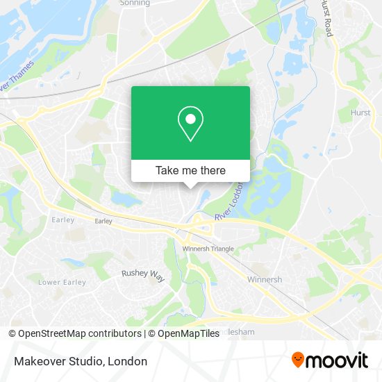 Makeover Studio map
