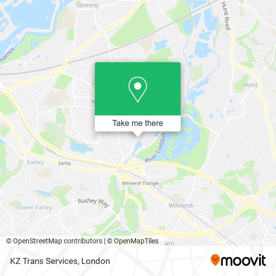 KZ Trans Services map