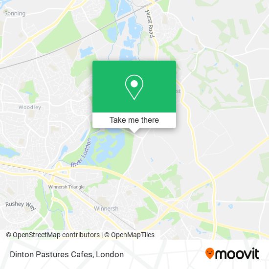 Dinton Pastures Cafes map