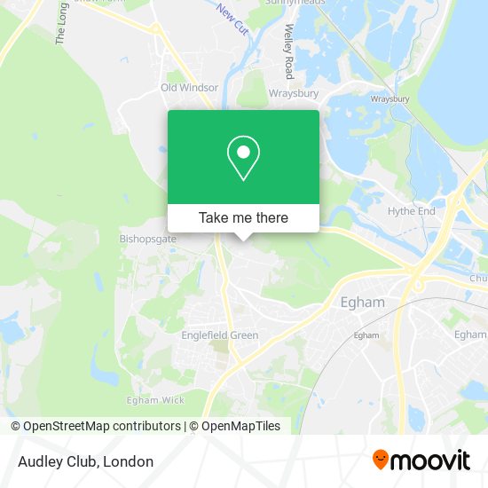Audley Club map