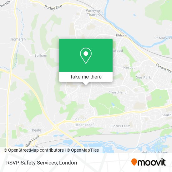 RSVP Safety Services map