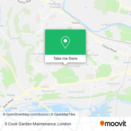 S Cook Garden Maintenance map