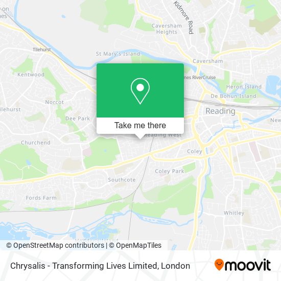 Chrysalis - Transforming Lives Limited map