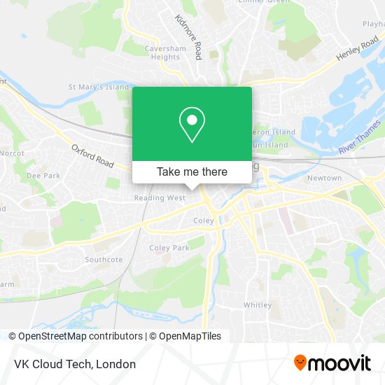 VK Cloud Tech map