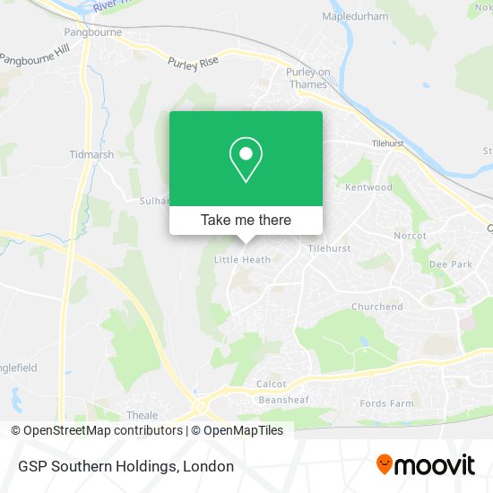GSP Southern Holdings map