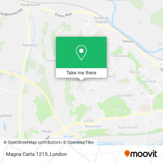 Magna Carta 1215 map