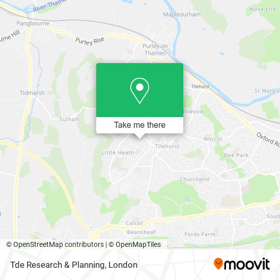 Tde Research & Planning map