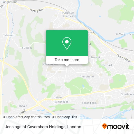 Jennings of Caversham Holdings map
