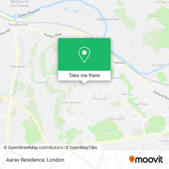 Aarav Residence map