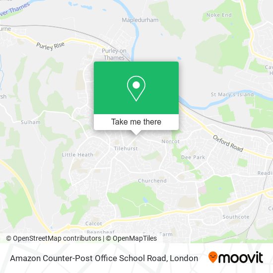 Amazon Counter-Post Office School Road map