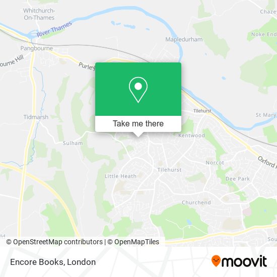 Encore Books map