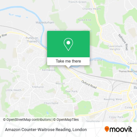 Amazon Counter-Waitrose Reading map