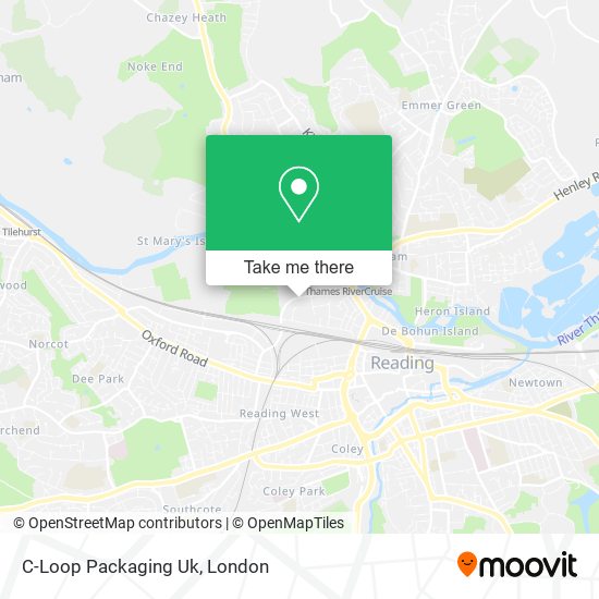 C-Loop Packaging Uk map