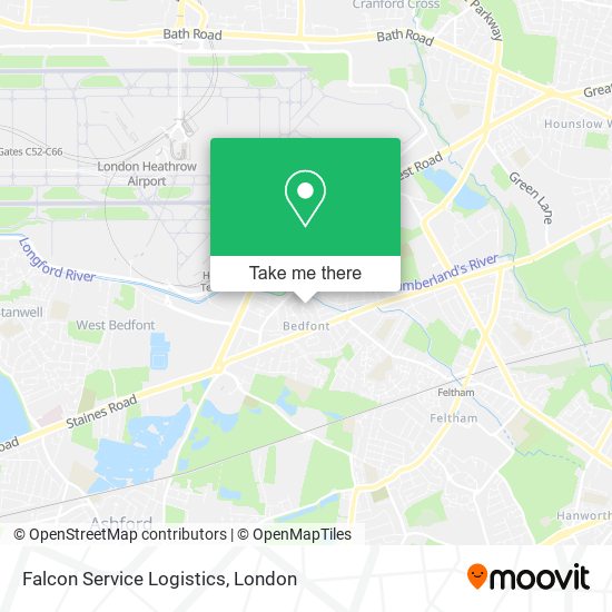Falcon Service Logistics map
