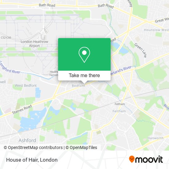 House of Hair map