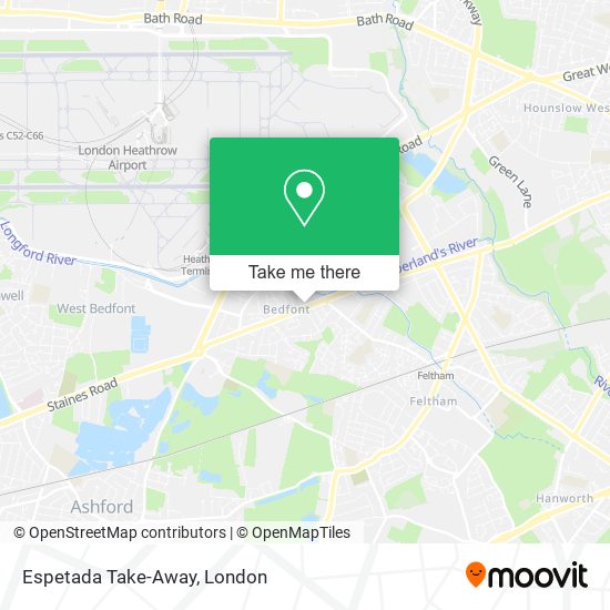Espetada Take-Away map
