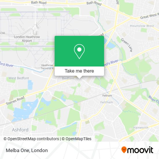 Melba One map