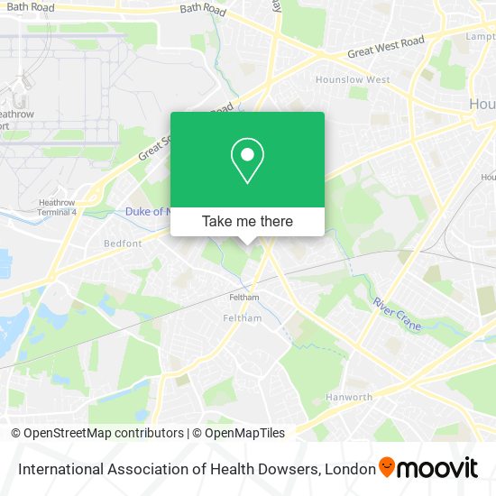 International Association of Health Dowsers map