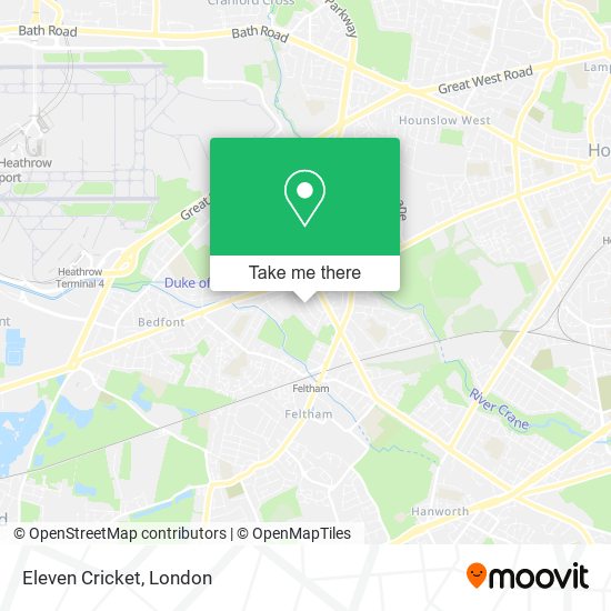 Eleven Cricket map