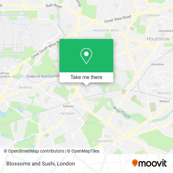 Blossoms and Sushi map