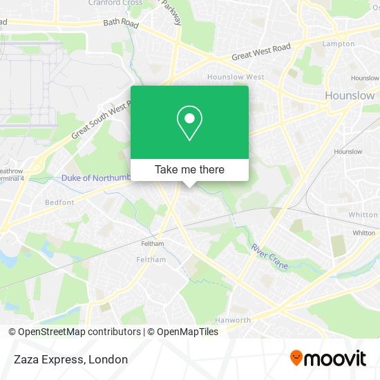 Zaza Express map
