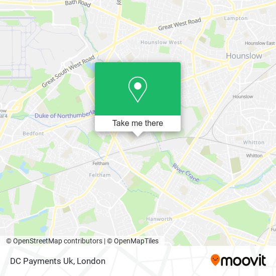 DC Payments Uk map