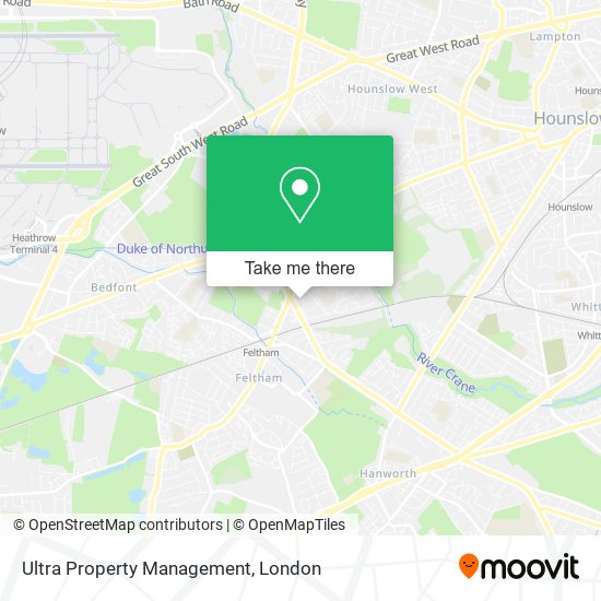Ultra Property Management map